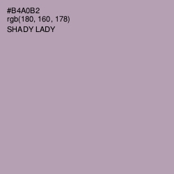 #B4A0B2 - Shady Lady Color Image